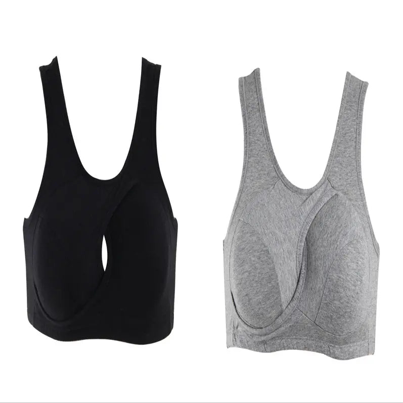 Women's Wireless Thin Gathered Vest Sports Breathable Beauty Back Asemota